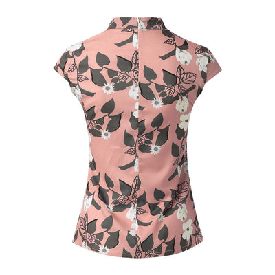 Women's Printing Cap Sleeve Tops