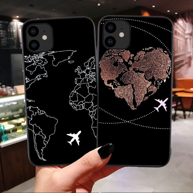 World Map Travel iPhones Case