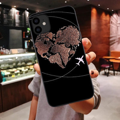 World Map Travel iPhones Case