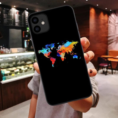 World Map Travel iPhones Case