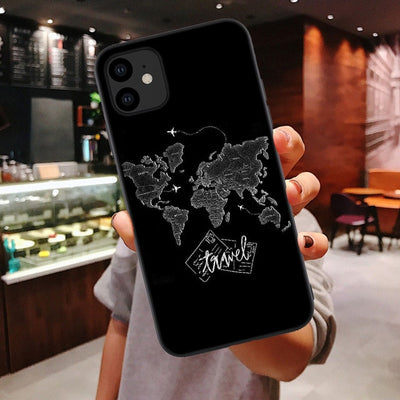 World Map Travel iPhones Case