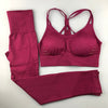 Women Sportswear Leggings and Strappy Sports Bra 2 Pcs Sports Suits