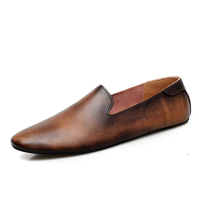 Men Comfortable Slip Leather