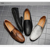 Men Comfortable Slip Leather