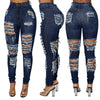 Women Slim Pants Long Jeans Denim