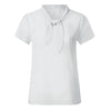 Women Elegant Blouse Short Sleeve